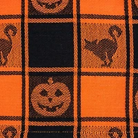 DII® 72" Halloween Woven Check Table Runner