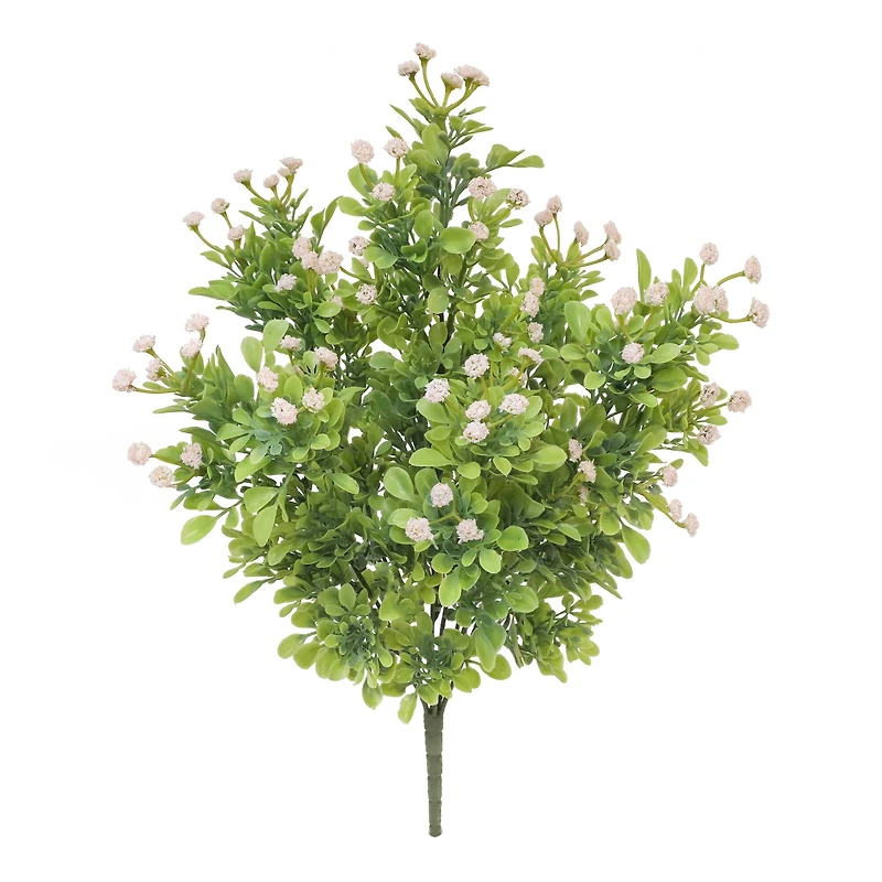 19" Pink Baby's Breath & Boxwood by Ashland®