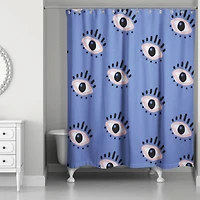 Eyeball Pattern Shower Curtain