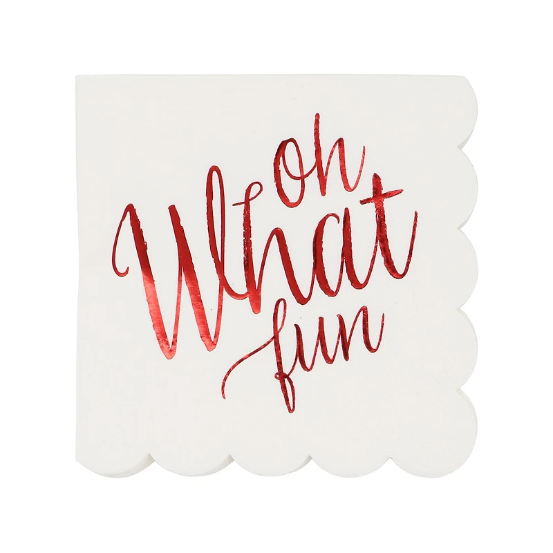Oh What Fun Beverage Napkins, 20ct. by Celebrate It™