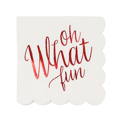 Oh What Fun Beverage Napkins, 20ct. by Celebrate It™