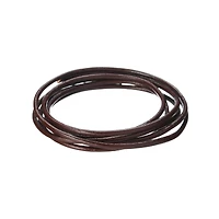 Realeather® 2mm Brown Round Leather Lace