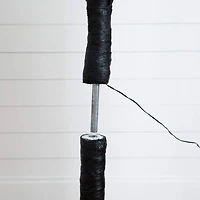 8ft. Pre-Lit Halloween Black Twig Artificial Tree with 510 Orange & Purple LED Lights