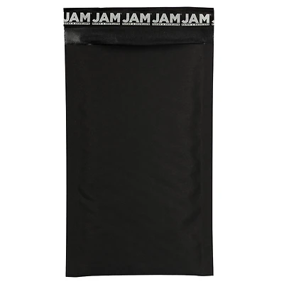 JAM Paper 5" x 8.5" Black Kraft Size No. 00 Bubble Lite Padded Mailers, 25ct.