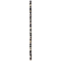 Black Network Rondelle Beads by Bead Landing™, 6mm