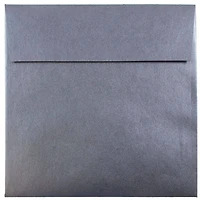 JAM Paper 6.5" x 6.5" Square Metallic Invitation Envelopes