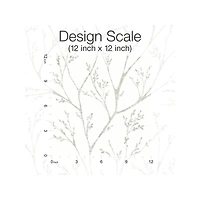 RoomMates White Tree Branches Peel & Stick Wallpaper