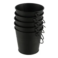 3" Chalkboard Round Metal Buckets by Celebrate It™, 5ct.