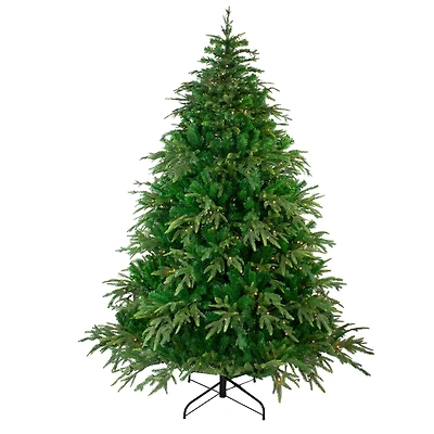 6.5ft. Pre-Lit Roosevelt Fir Artificial Christmas Tree, Warm White LED Lights