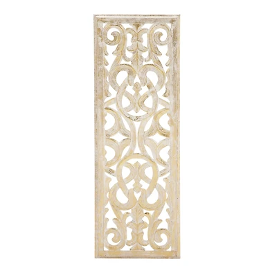 Gold Traditional Ornamental Wood Wall Décor