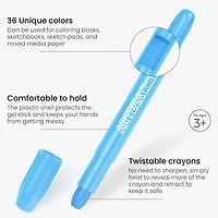 Arteza® Kids Gel Crayons, 36 ct