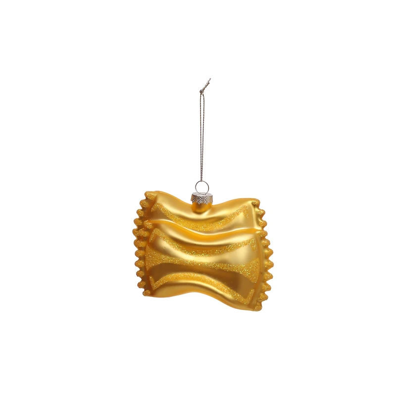 3.5" Bowtie Pasta Glass Ornament by Ashland®