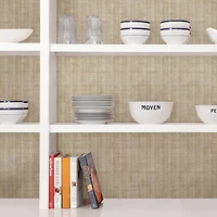 InHome Aurum Linen Peel & Stick Wallpaper