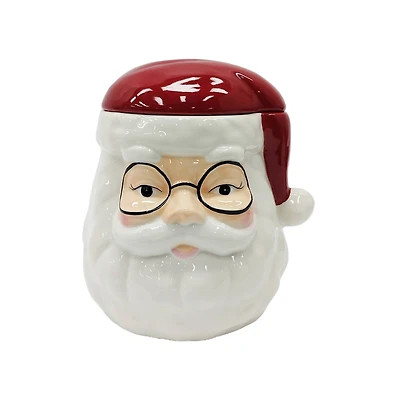 8.5" Santa Ceramic Cookie Jar by Ashland®