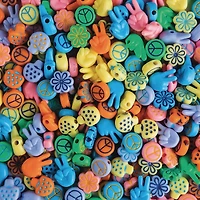 S&S® Worldwide Retro Love Plastic Beads, 13mm-16mm