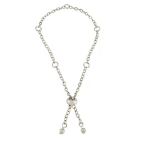 9" Rhodium Slider Charm Bracelet by Bead Landing®