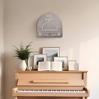 American Art Decor Grand Ole Opry WSM Radio Laser Cut Metal Plaque - 16" x 16"