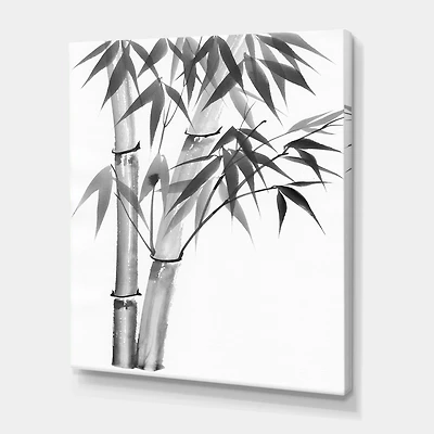 Designart - Vintage Monochrome Bamboo