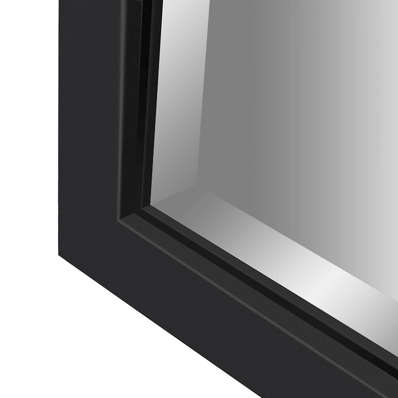 Head West Metal Framed Beveled Edge Rectangular Vanity Wall Mirror