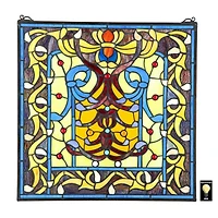 20.5" Bedford Manor Stained Glass Window