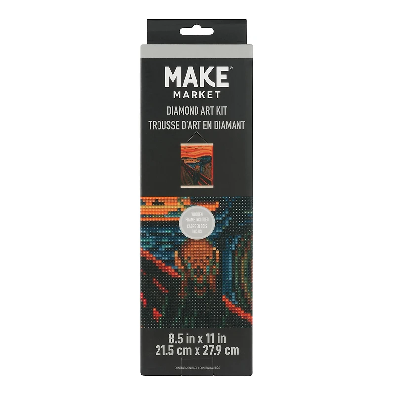 The Scream with Frame Diamond Art Kit by Make Market®