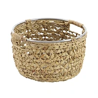 Tan Sea Grass Natural Storage Basket Set