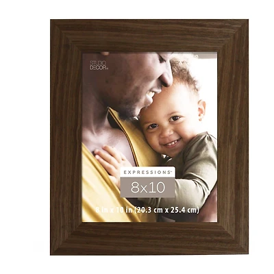 Expressions™  8" x 10" Walnut Wide Scoop Frame by Studio Décor®