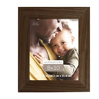 Expressions™  8" x 10" Walnut Wide Scoop Frame by Studio Décor®