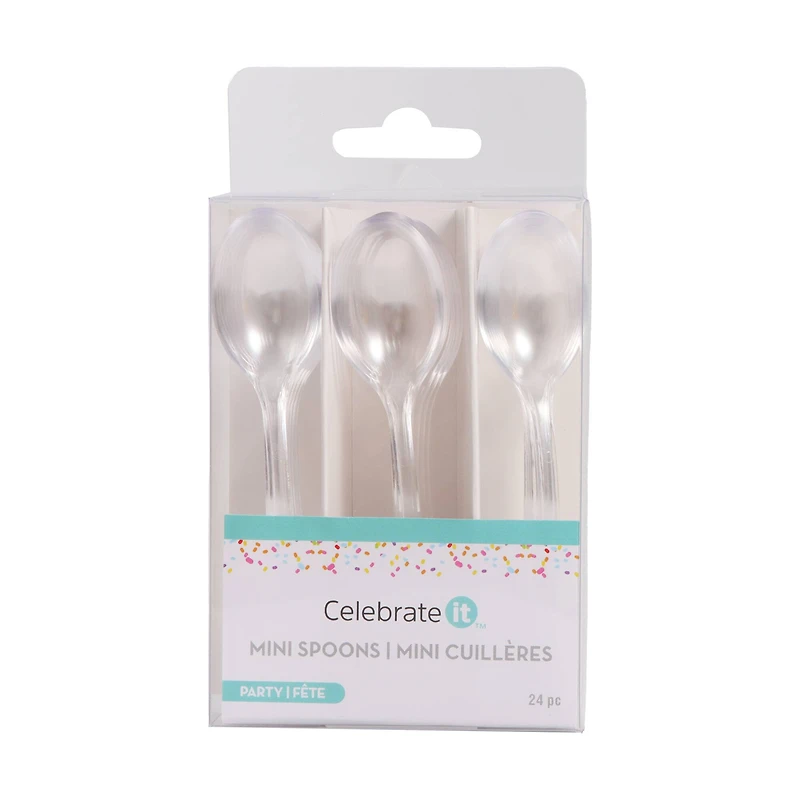 Clear Mini Spoons, 24ct. by Celebrate It™