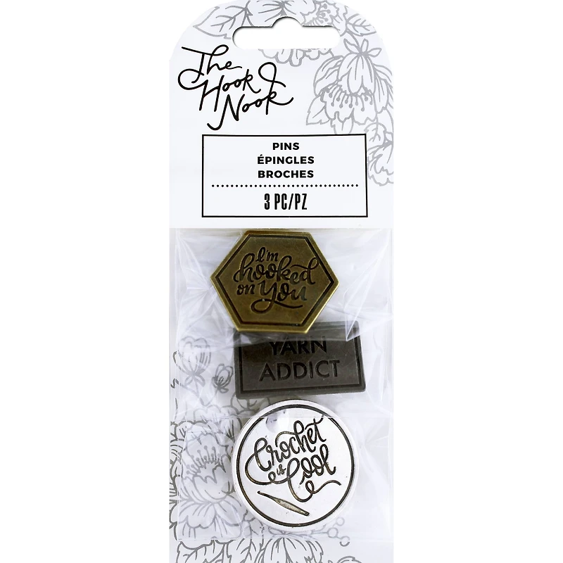 American Crafts™ The Hook Nook Metal Pins