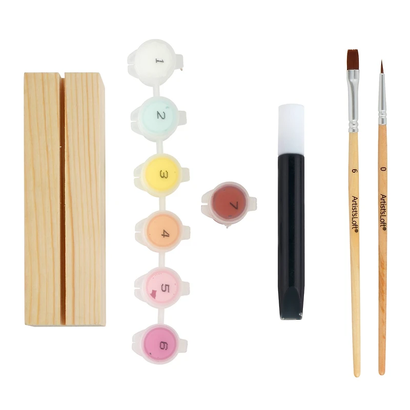 5" x 7" Manga Kitten Paint-by-Number Acrylic Surface Kit by Artist's Loft®