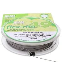 The Beadsmith® Flex-rite® 0.018" Clear 49 Strand Wire