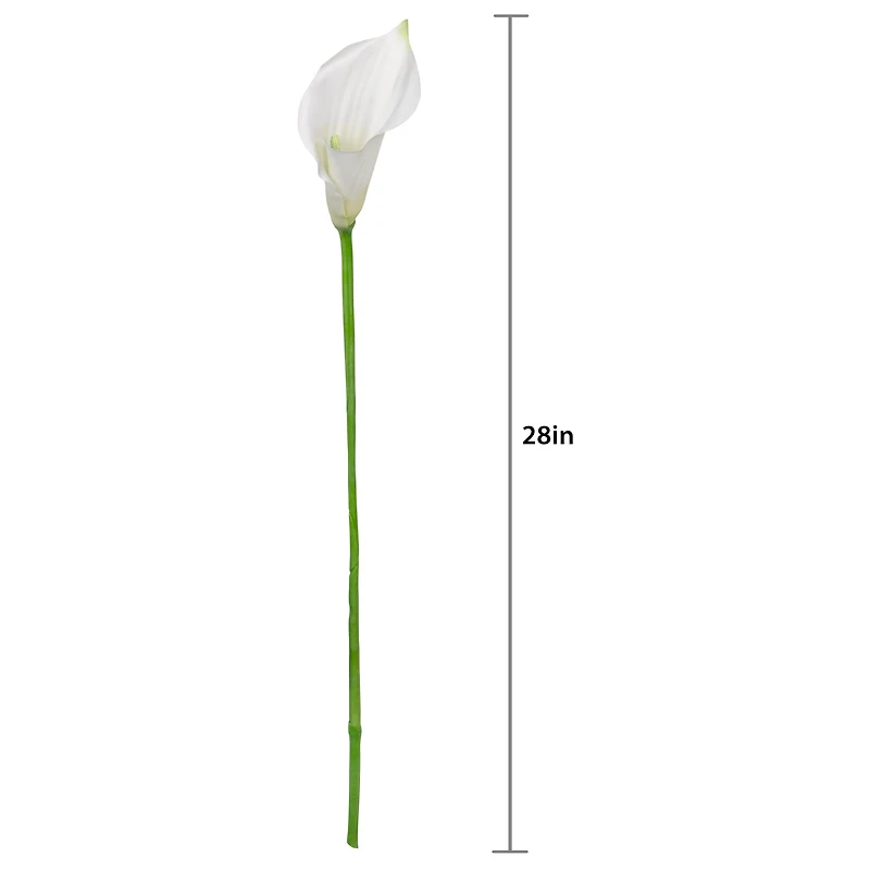 28" White Calla Lily Stem by Ashland®