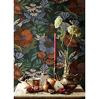 RoomMates Poppy Fields Peel & Stick Wallpaper