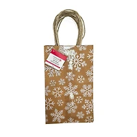 Small Snowflakes Kraft Gift Bags, 6ct. by Celebrate It™