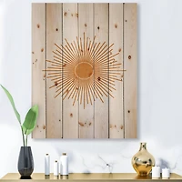 Designart - Orange Sun Print II