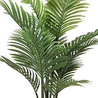 6 Pack: 4ft. Areca Palm in Black Planter