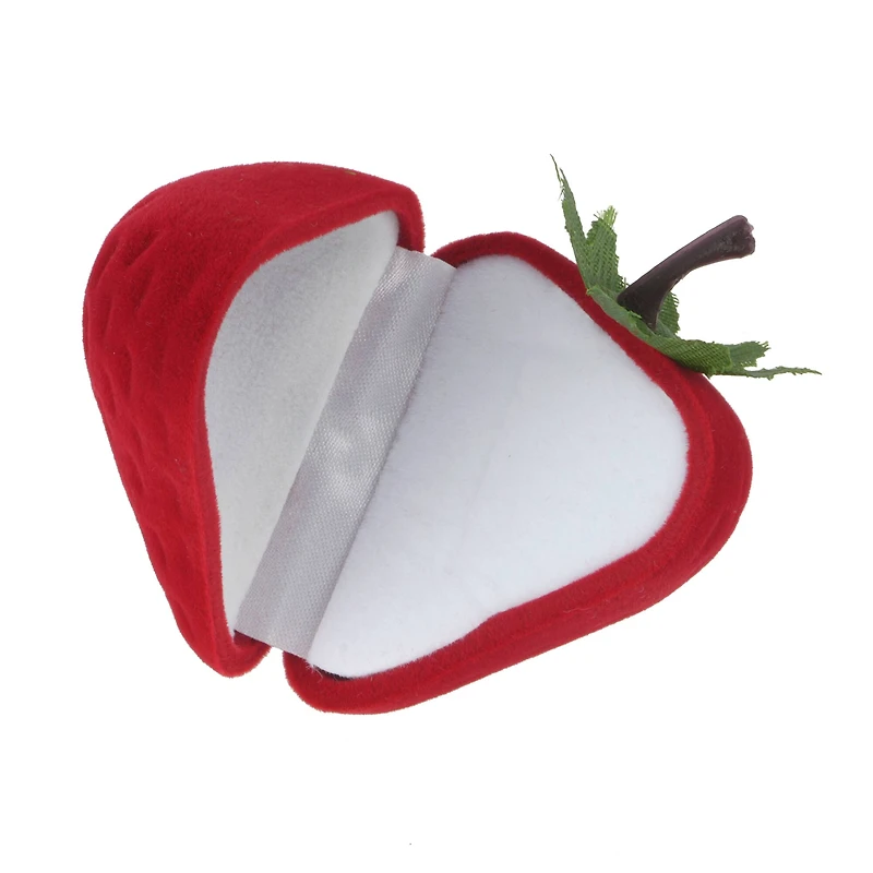 Red Strawberry Ring Box by Bead Landing™