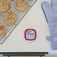 Escali Red Touch Screen Digital Timer