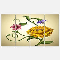 Designart - Flowers and Leaves