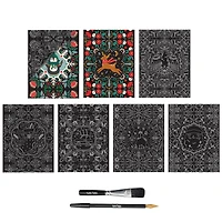 Brea Reese™ 6" x 8" Motifs Scratch Art Paper Pad