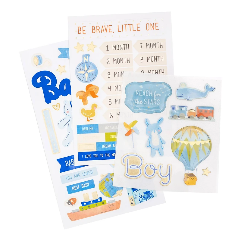 Boy Adventure Baby Stickers by Recollections™