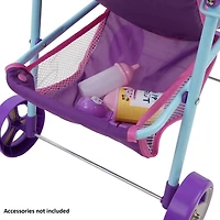 509 Crew Mermaid Doll Stroller with Canopy and Cup Holder