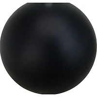 12" Matte Jet Black Shatterproof Christmas Ball Ornament