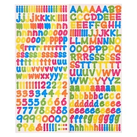 12 Pack: 8 ct. (96 total) Neon Alphabet Stickers by Recollections™