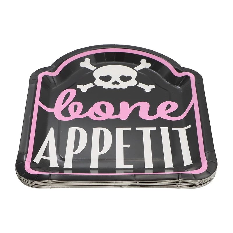 9" Bone Appetit Paper Plates, 12ct by Celebrate It™