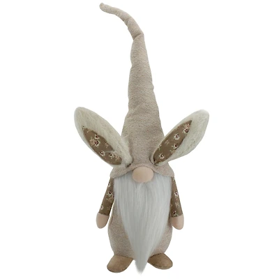 20" Spring Floral Easter Bunny Gnome Figure