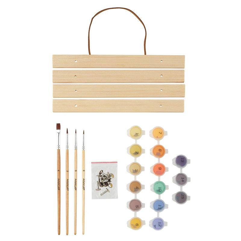 8" x 10" The Scream Paint-by-Number Kit with Wood Display Hanger by Artist's Loft®