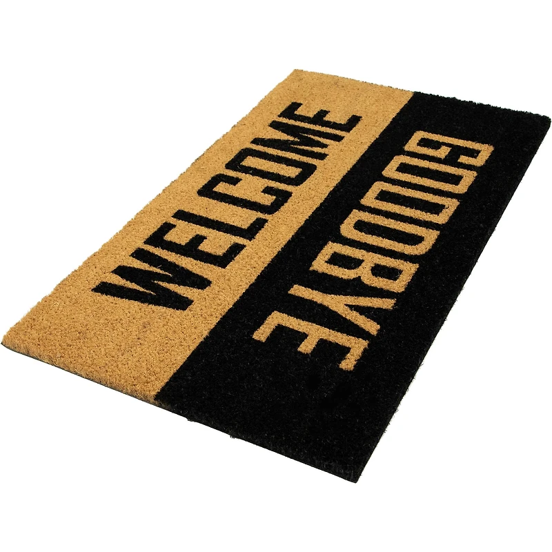 Natural Welcome Goodbye Doormat