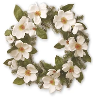 24" North Valley® Spruce Magnolia Wreath